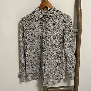 Animal print blouse